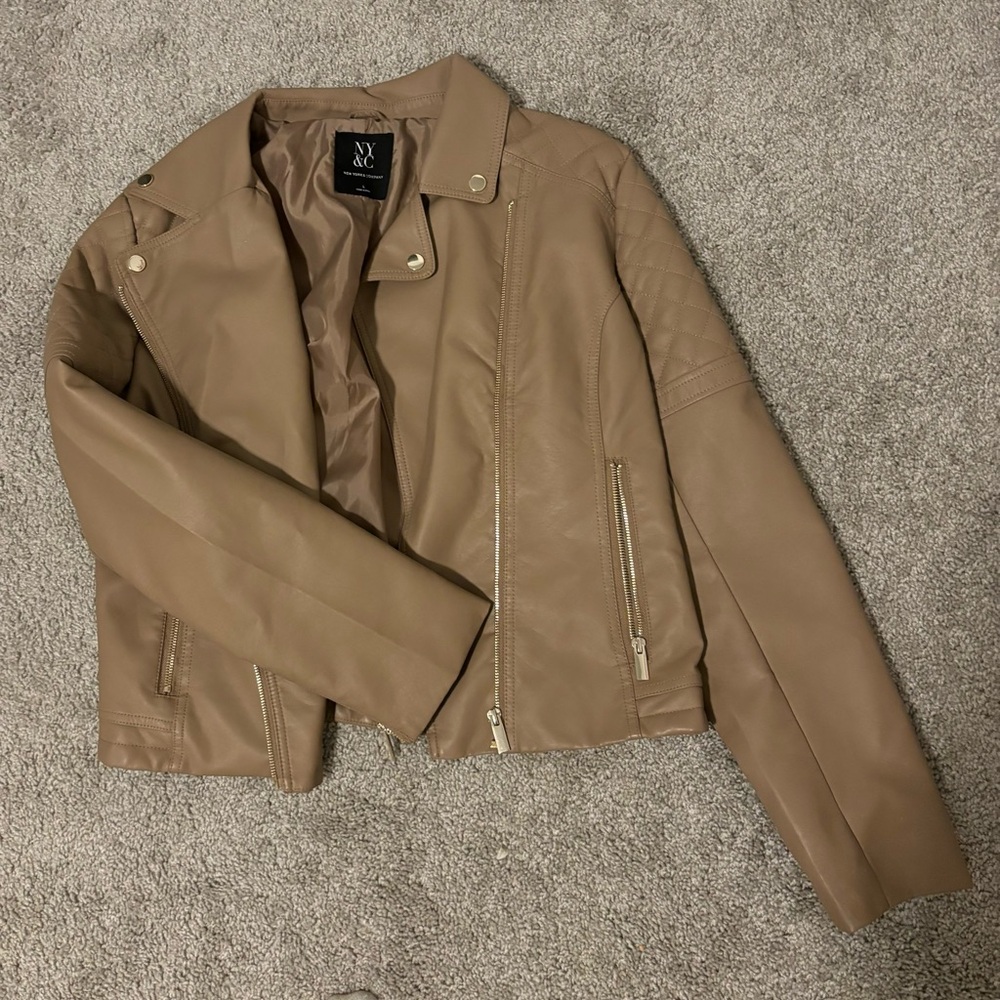 NY&C faux leather jacket
